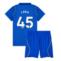 Chelsea Romeo Lavia #45 Koti Peliasu Lasten 2026-27 Lyhythihainen (+ Lyhyet housut)